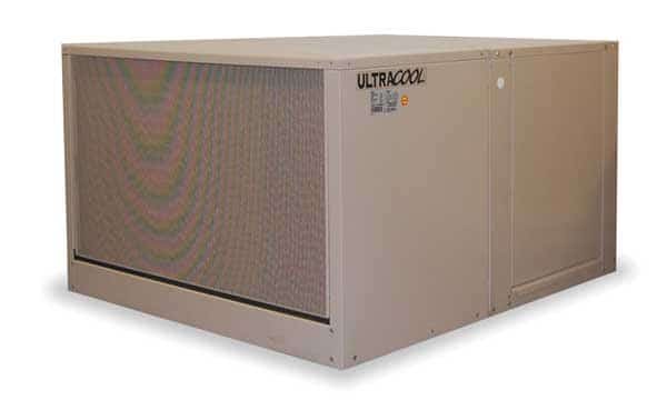 Ducted Evaporative Cooler 6,000 cfm, 2200 sq. ft., 9 gal, 3/4 HP, Belt Drive