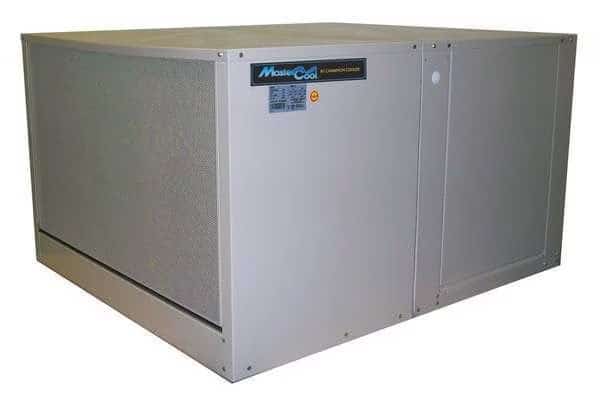 Ducted Evaporative Cooler 5,000 cfm, 1600 sq. ft., 8 gal, 3/4 HP, Belt Drive
