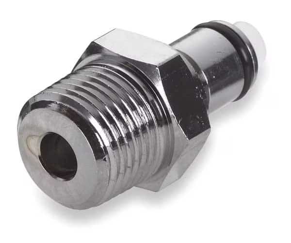 1/4" MNPT Chrome Plated Brass Inline Insert