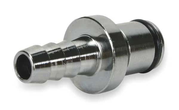 3/16" Barb Chrome Plated Brass Inline Insert