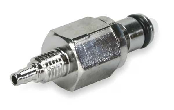 1/4" PTF Chrome Plated Brass Inline Insert