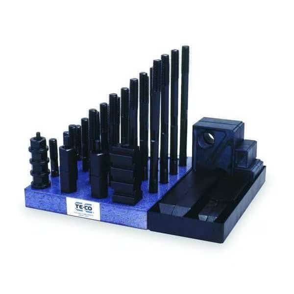 Clamping Kit, Super, 5/8, 1-1/2 In, 51 Pcs