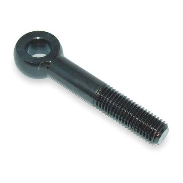 Eye Bolt With Shoulder, 5/8"-11, 3-7/8 in Shank, 5/8 in ID, Steel, black oxide, Te-Co, Mfr#: 42950