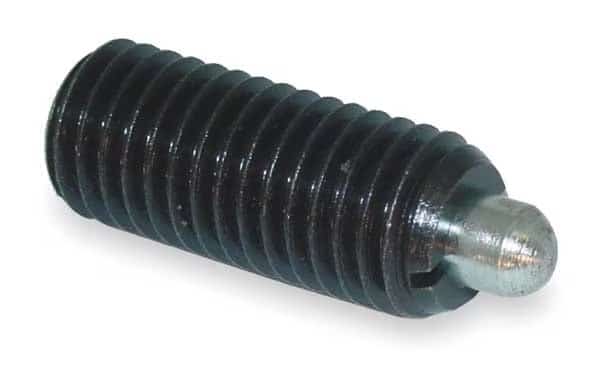 Plunger, Spring, Steel, Zinc, 1/2-13, PK5