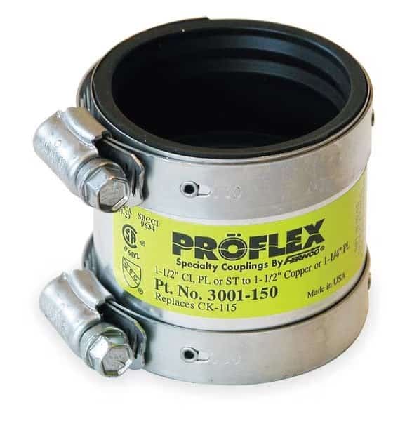 Shielded Coupling, For Pipe Size 1-1/2"