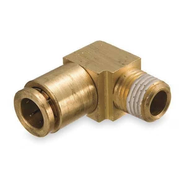 Swivel Male Elbow, 1/2-14, 3/8 In Tube Sz