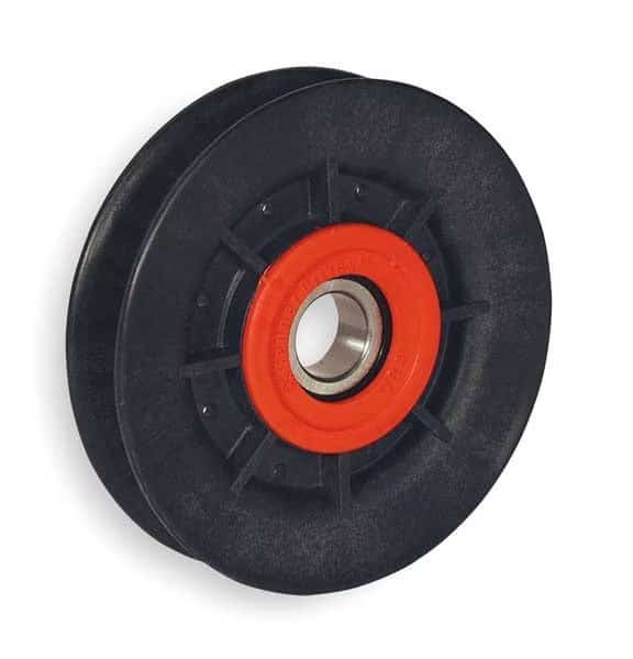 V-Belt Idler Pulley, B Belt Type, 4 In O D
