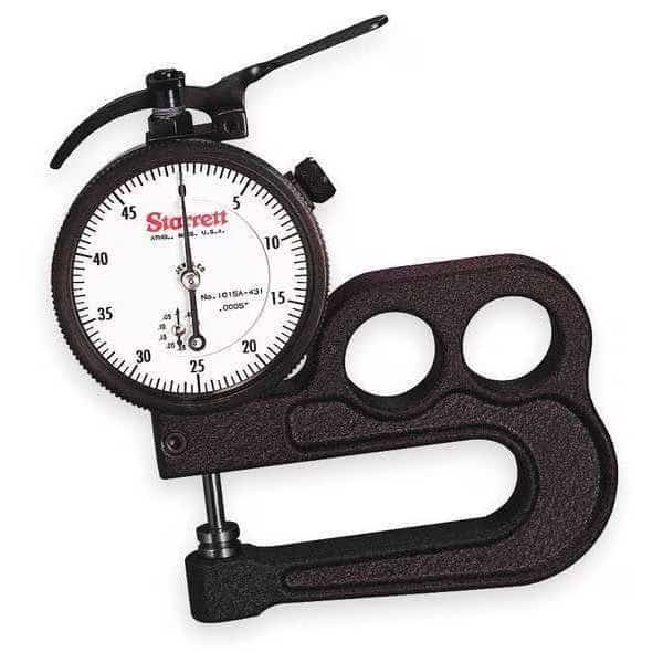 Dial Thickness Gage, 0-0.500 In