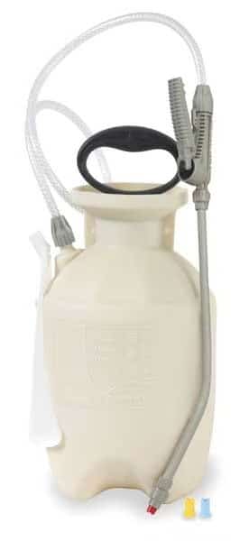 1 gal Handheld Sprayer, Poly, 34 in L Hose, 12 in L Wand, Fan Nozzle Spray Pattern, 60 psi Max
