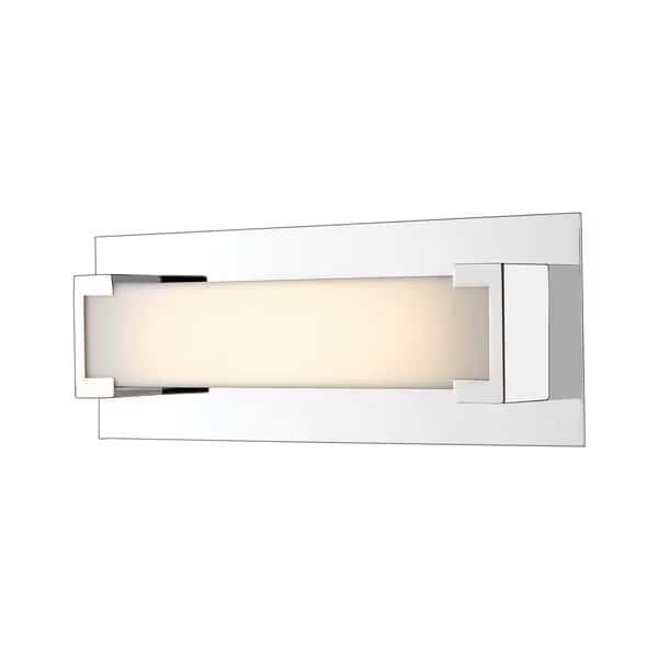 Elara 1 Light Wall Sconce, Chrome & Frosted