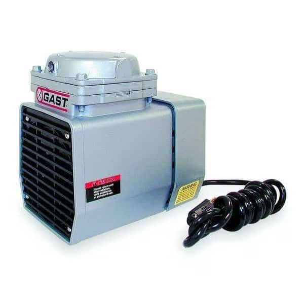 Compressr/Vacuum Pump, 1/8 HP, 60 Hz, 115V