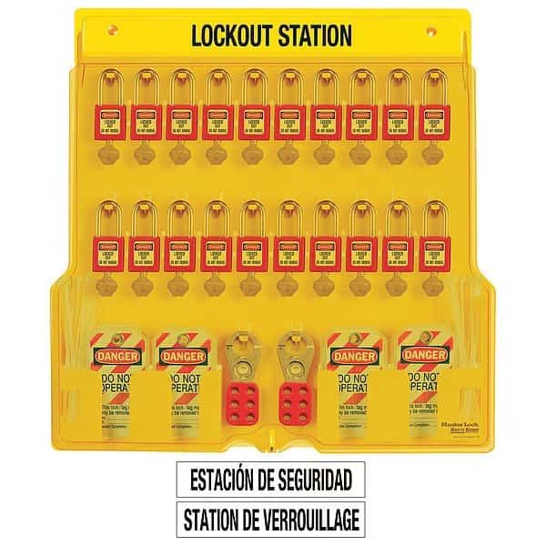 20-Lock Padlock Station