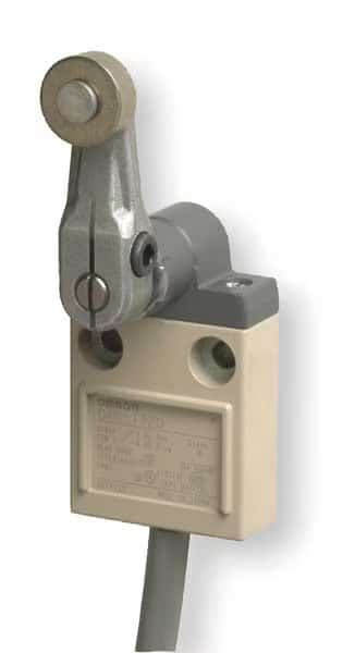 Limit Switch, Roller Lever, Rotary, SPDT, 5A at 240V AC, Actuator Location: Side