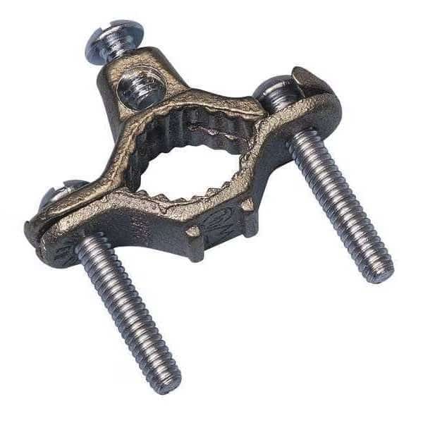 Pipe Clamp, Grounding, 1 1/4-2 In, Bronze, Nvent Erico, Mfr#: CWP2JU