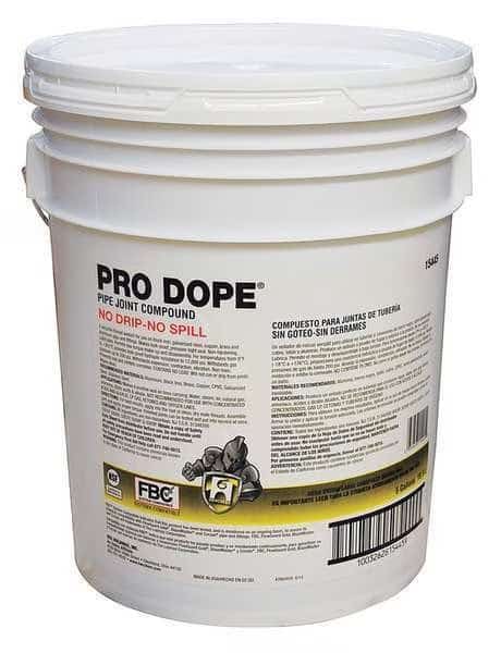 Pro Dope[R] Thread Sealant,5 gal.,Gray, Mfr#: 15445, HERCULES