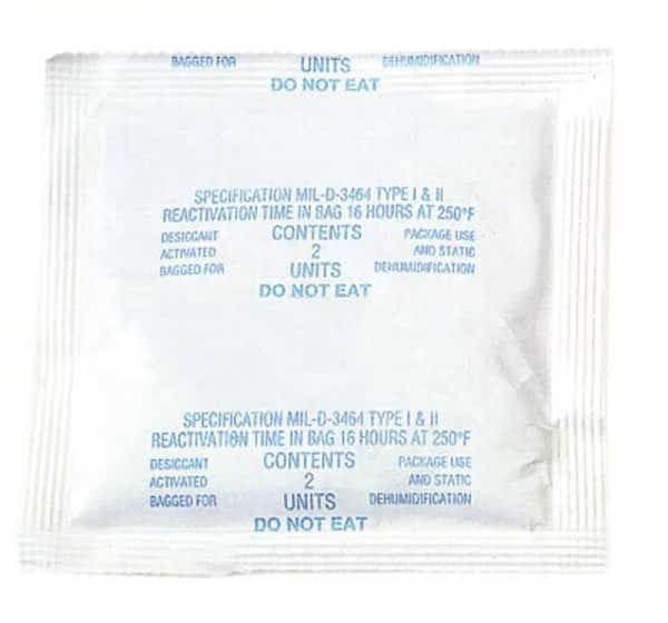 Desiccant, 1/2 Unit Plastic Pouch, PK550