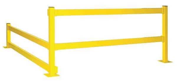 End Post, 11 ga. Steel, Single, Yellow