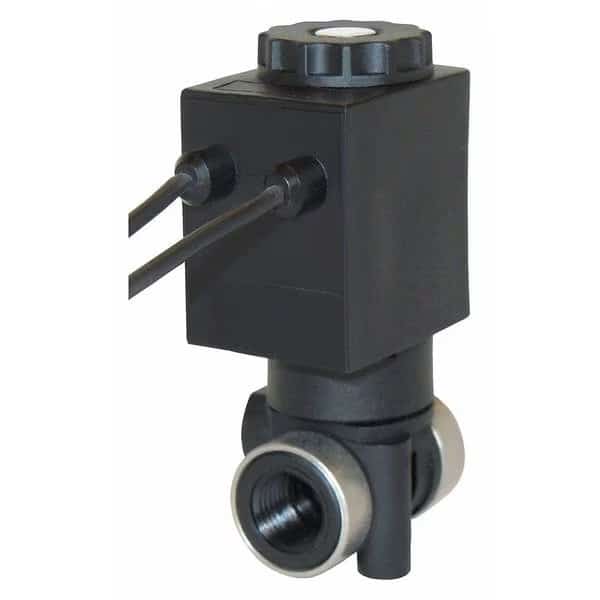 Solenoid Valve, 2-Way, 2-Position, Normally Closed, 1/8 in Pipe Size, 24VAC, Direct Acting, Buna N