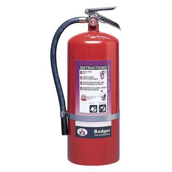 Fire Extinguisher, 10 lb Capacity, Class BC , UL Rating80B:C , Potassium Bicarbonate