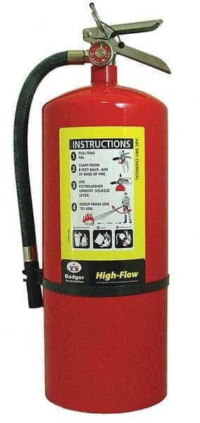 Fire Extinguisher, 20 lb Capacity, Class ABC , UL Rating4A:60B:C , Monoammonium Phosphate