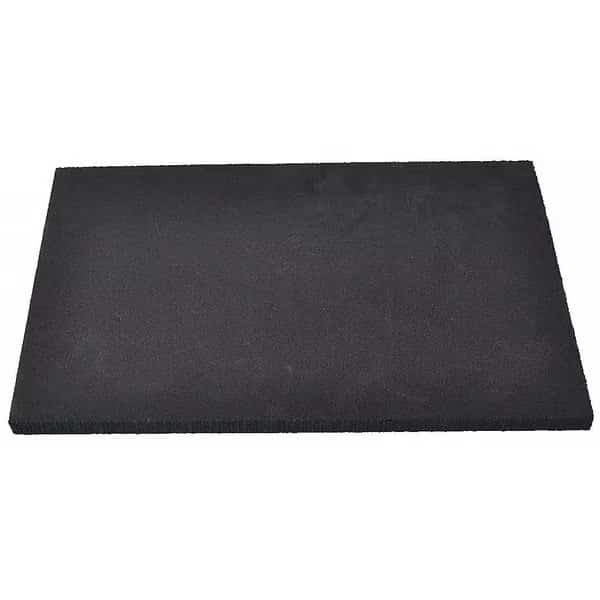 Foam Sheet, Crosslink, 12 in W, 24 in L, 3/8 in Thick, Black