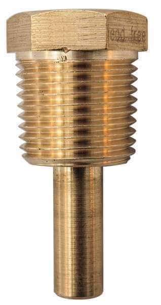 Thermowell, Stepped, 0.9 In Insrt Depth
