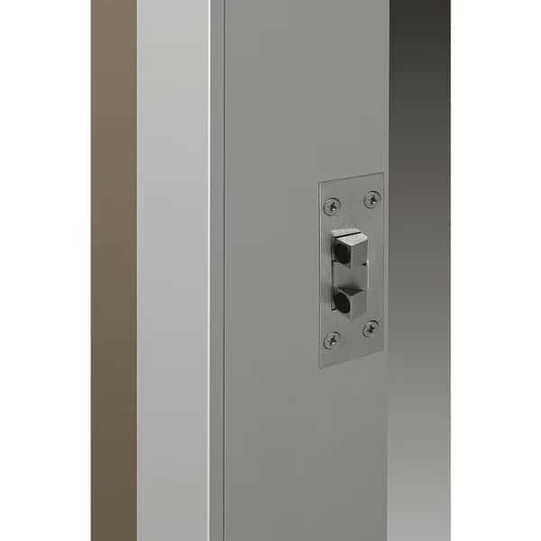 Door Stop, Wall Mount, Satin Chrome