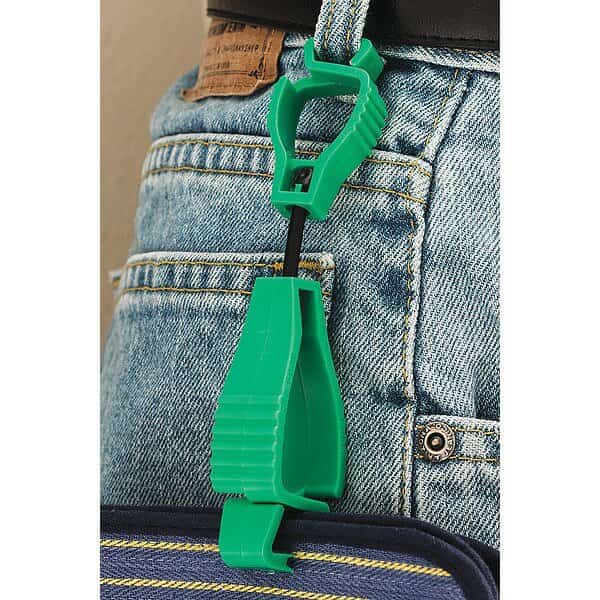 Glove Guard Clip, Green Blank , Mfr#: 1939GN (set of 2)