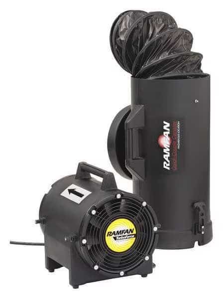 Conf.Sp.Fan w/duct, Ex-Prf, 8In, 1/4HP, 230V
