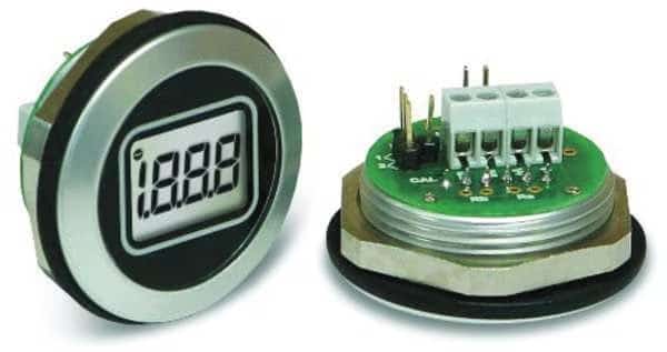 LCD Voltmeter,Waterproof,3-1/2In.,200mV, Mfr#: EM32-1B-LCD, LASCAR