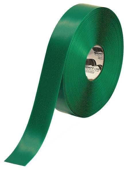 Floor Tape,Green,2 inx100 ft,Roll, Mfr#: 2RG, MIGHTY LINE