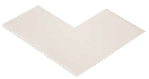 Floor Marking Tape Vinyl White, 3" W x 6" L, 50 mil Thick