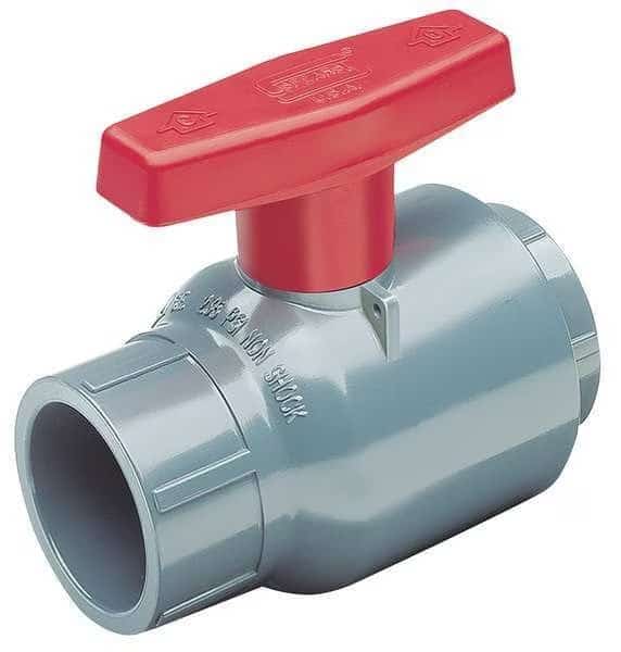 1/2" Socket CPVC Compact Ball Valve Inline