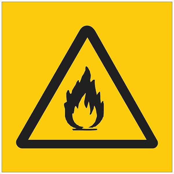 Right-to-Know Label, 1-1/2inHx1-1/2inW, Brady, Mfr#: 58582