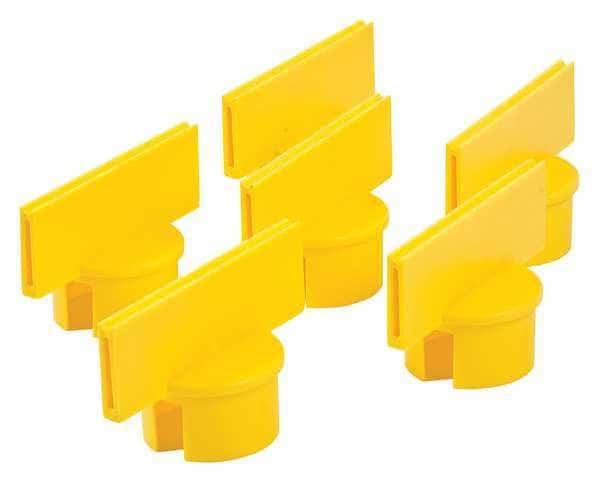 Post Sign Adapter, Polyethylene, PK6, 80961, BRADY, Mfr# 80961