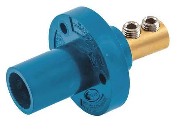 Receptacle, Male, Blue, 8-2, Male, Taper Nose