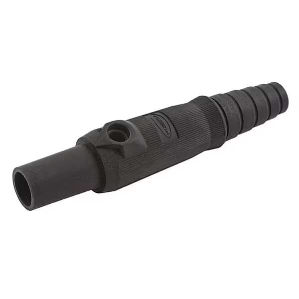 Single Pole Connector, Female, Black
