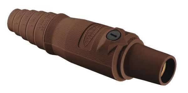 Connector, 3R, 4X, 12, Single Pin, Brwn