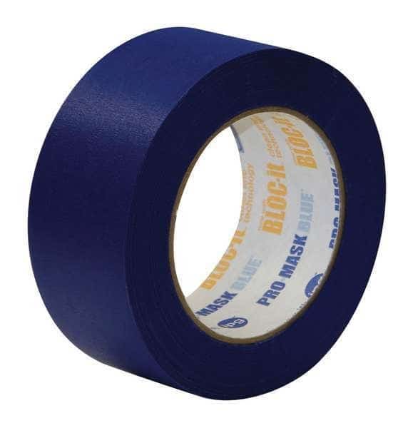 Painter's Tape, 48 mm W x 54 4/5 m L, 5.5 mil Thick, Blue, Rubber Adhesive, 24 PK