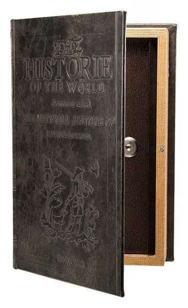Diversion Book Safe, 0.07 cu ft, 1.77 lb, Privacy Key Lock No Rated