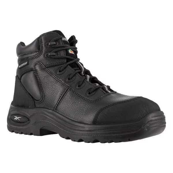 Trainex, Men's 6 in Composite Toe 6-Inch Work Boot, Black, 13, M, RB6765