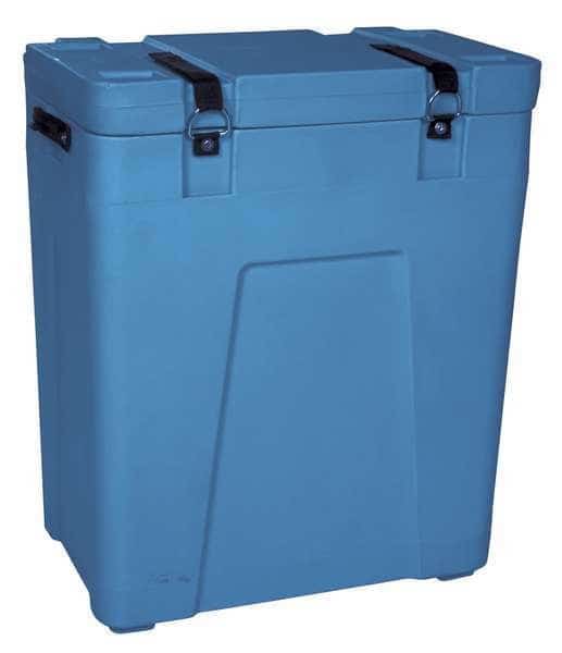 ASM Insulated Bin, Plastic, Blue, 18 in H, 30 in W, 37 in L