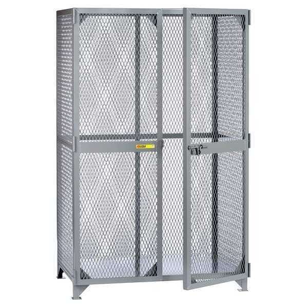 Bulk Storage Locker, 61 in W, 27 in D, 78 in H, (1) Tier, (1) Wide, Gray