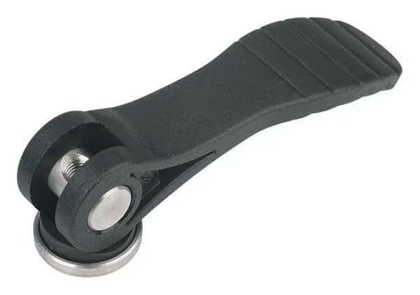 Cam Lever Size: 2 D=5/16-18, A=100, B=33, Polyamide Black, Comp: Steel