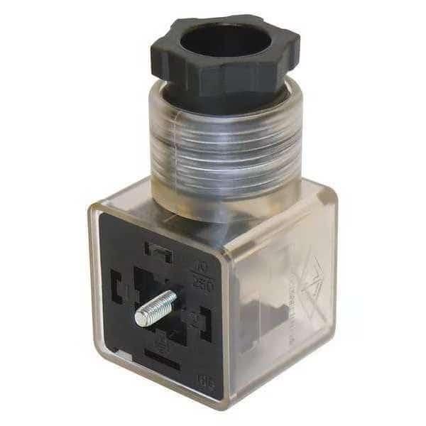 Solenoid Valve Connector, Form A ISO Din, CANFIELD INDUSTRIES, Mfr# G5107-1090000
