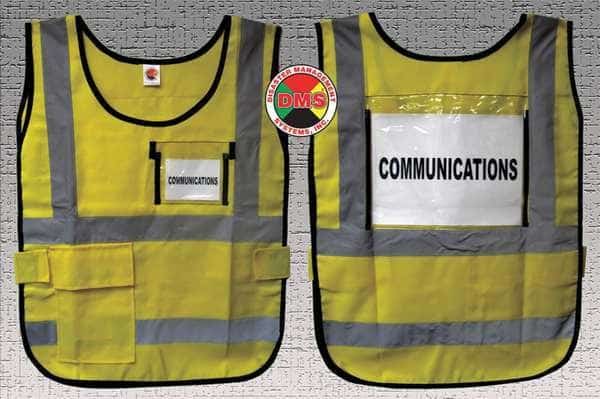 Safety Vest, Yellow, Nylon