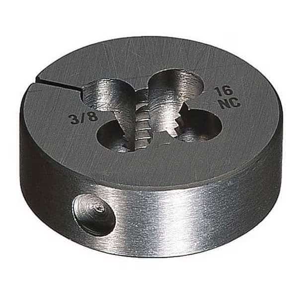 HSS Round Adjustable DIe 0710 Cle-Line 1In Outer Diameter No 8-32UNC
