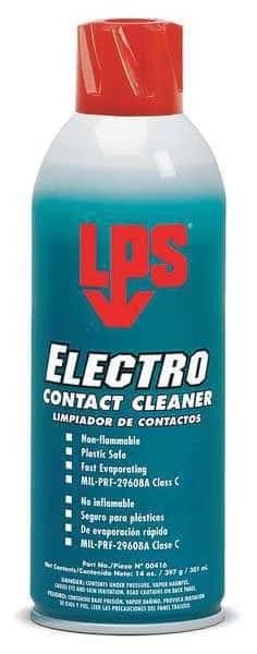 Contact Cleaner, Aerosol Spray Can, 14 oz, Liquid