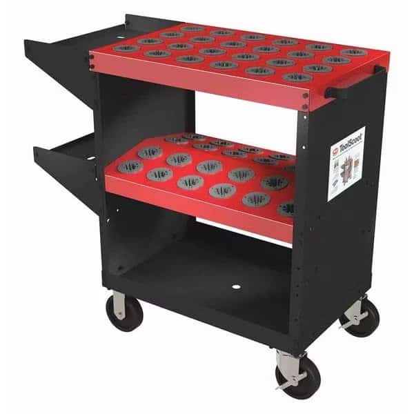 CNC Tool Cart, CAT30 Toolholders