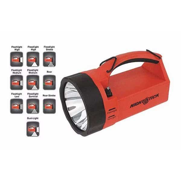 Dual Light Lantern, Rechargeable, Red